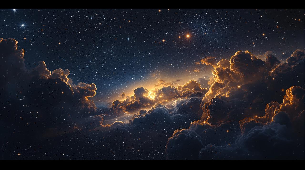 红果短剧官网网页版网址 - 璀璨星空背景，闪亮的天狼星照耀夜空