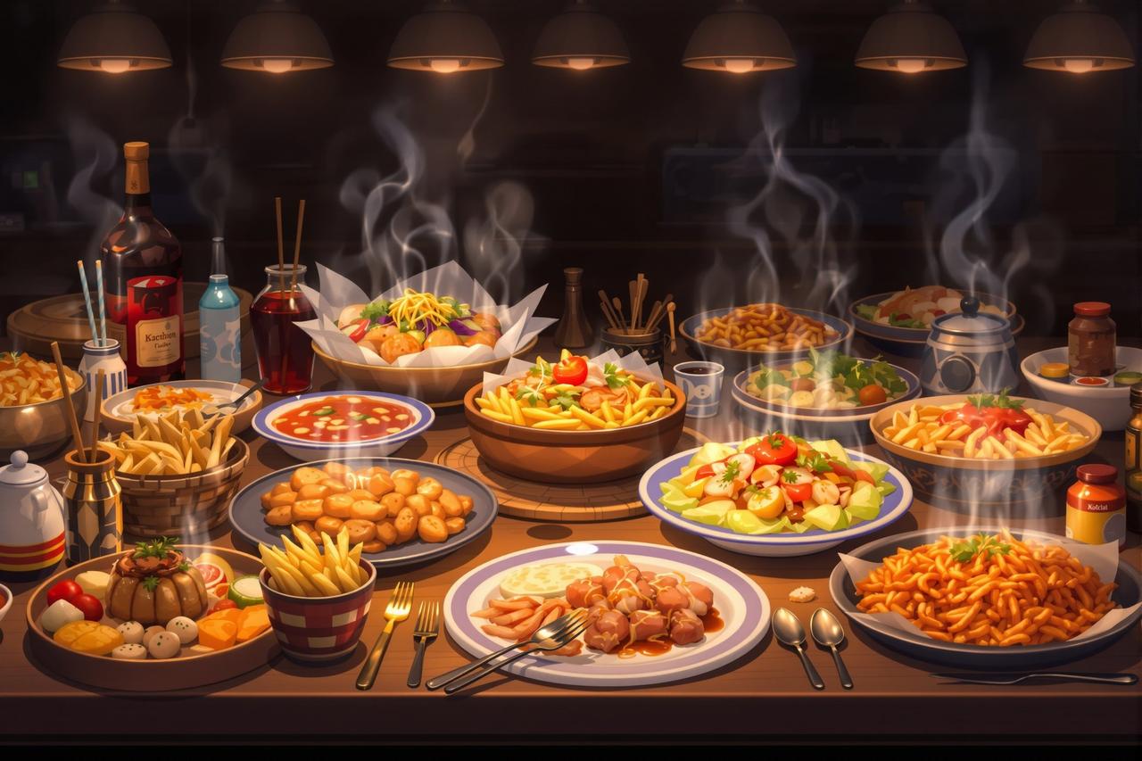 红果短剧官网网页版网址作品展示 - 食灵之宴 — 美食设定